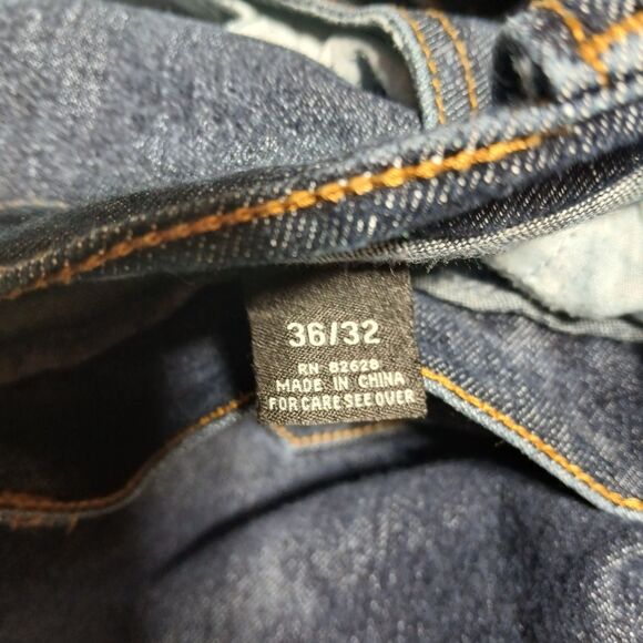 Southpole Men 36x32 Jeans Dark Wash Stretch Indigo Blue Selvedge Denim Skate Y2K - Picture 4 of 14